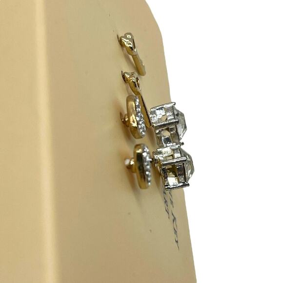 Southern Living Earring Set Womens Key to My Heart Three Pairs Key Heart Stud - Picture 4 of 12
